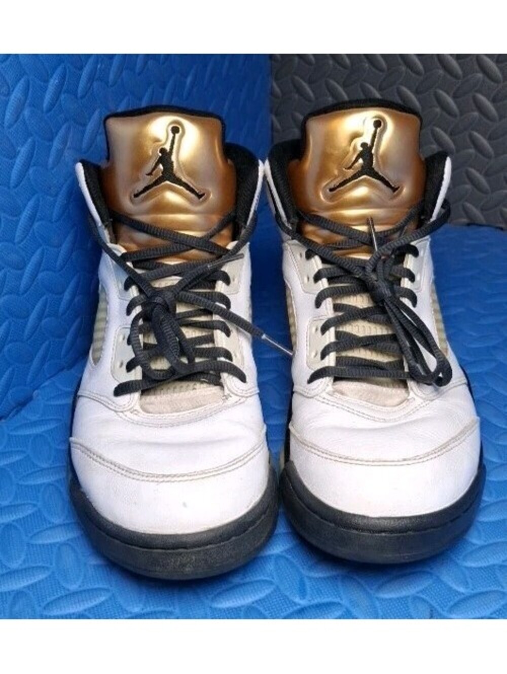 Jordan Air Jordan 5 Retro Olympic 2016 White/Black-Metallic Gold Coin 136027-133